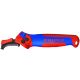 Cutit dezizolare cabluri groase, KNIPEX, 146 mm