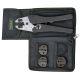 Set de sertizare, cleste + 4 bacuri, HAUPA X-Crimp, 5 piese