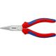 Cleste cu cioc semirotund, manere multicomponent, KNIPEX, 160 mm