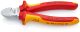 Cleste pentru taiat fara bavura, izolat 1000 V, KNIPEX, 160 mm
