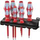 Set surubelnite inox izolate la 1000 V, WERA, PZ-drepte, 6 piese