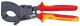 Foarfeca cu clichet, izolata la 1000 V, KNIPEX, Ø 32 mm, 240 mm², 250 mm