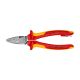 Cleste sertizat ferule, izolat la 1000 V, KNIPEX, cu agatatoare
