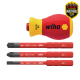 Set maner scurt SoftFinish cu trei biti, izolati 1000 V, slimVario®, 4 piese, WIHA