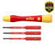 Set PicoFinish® maner cu trei biti, izolati 1000 V, 4 piese, WIHA