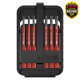 Set biti izolati la 1000 V, slimBit, TORX, T8 - T25, 6 piese, WIHA 