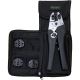 Set de sertizare, cleste + 4 bacuri, HAUPA X-Crimp FotoVoltaice, 5 piese