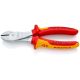 Cleste sfic de forta, izolat la 1000 V, KNIPEX, 180 mm