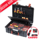 Geanta cu scule pentru electricieni, WIHA eMobility L, 62 piese + Set speedE® PocketDrive