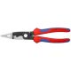 Cleste electrician cu 6 functii, manere multicomponent, KNIPEX, 200 mm