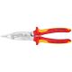 Cleste electrician cu 6 functii, izolat 1000 V, KNIPEX, 200 mm