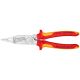 Cleste electrician cu 6 functii, mecanism blocare, izolat 1000 V, KNIPEX, 200 mm