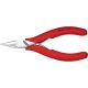 Cleste electronica, cioc semirotund, KNIPEX, 115 mm