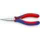 Cleste electronica, cioc lung plat, KNIPEX, 145 mm