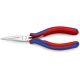 Cleste electronica, cioc lung semirotund, KNIPEX, 145 mm
