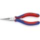 Cleste electronica, cioc lung rotund, KNIPEX, 145 mm