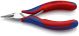 Cleste electronica, cioc rotund, manere bicomponent, KNIPEX, 115 mm