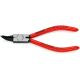 Cleste pentru inele de sigurante interioare, angular la 45°, KNIPEX, J02, 8-13 mm, 140 mm