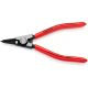 Cleste pentru inele de sigurante exterioare, KNIPEX, A0, 3-10 mm, 140 mm