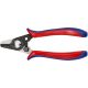 Cleste pentru dezizolat cabluri din fibra optica, KNIPEX, 130 mm