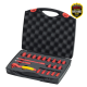 Set chei tubulare izolate la 1000 V, WIHA, 1/4