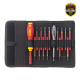 Set surubelnita si biti izolati la 1000V, WIHA slimVario, 17 piese