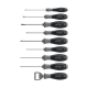 Set aniversar surubelnite SoftFinish® plus desfacator sticle, WIHA, 8.5 piese