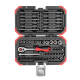 Set biti plus clichet 1/4'', 51 piese, GEDORE RED