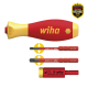 Set maner surubelnita cu adaptor torsiune 2.0 Nm, WIHA. 4 piese