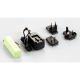 Set acumulatori reincarcabili si adaptor multi de retea, PCB-A0, KERN