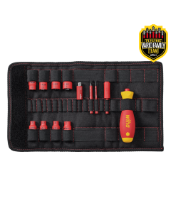 Set scule izolate la 1000 V, biti si tubulate, 1/4", slimVario&reg;, 14 piese, WIHA