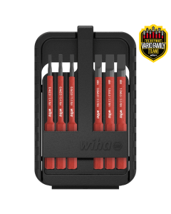 Set biti izolati la 1000 V, slimBit, drepti, 6 piese, WIHA