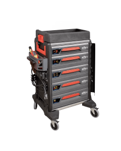 Dulap cu scule izolate 1000 V, WIHA Workshop eMobility, 102 piese 